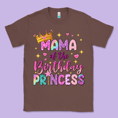 Mama Of The Birthday Princess Classic Tee Designed By Nancycooperartshop