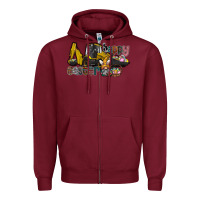 Burgundy Happy Easter Zipper Hoodie - CowhideDigitalArt