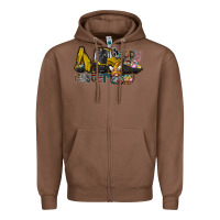 Chestnut Happy Easter Zipper Hoodie - CowhideDigitalArt