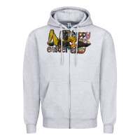 Heather Grey Happy Easter Zipper Hoodie - CowhideDigitalArt
