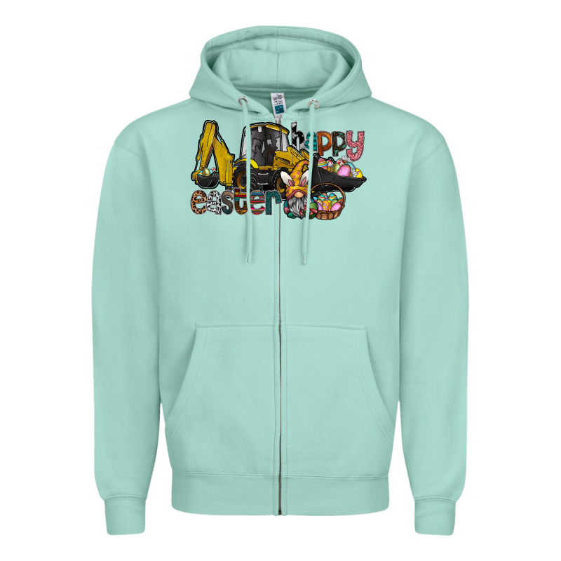 Happy Easter Zipper Hoodie by CowhideDigitalArt | Teevron