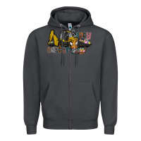 Smoke Happy Easter Zipper Hoodie - CowhideDigitalArt