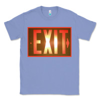Colony Blue exit sign   hippie Classic Tee - lanVoArt