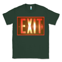 Sports Green exit sign   hippie Classic Tee - lanVoArt