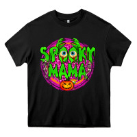Black spooky mama Heavy Core Tee - BundleAndBundleShop