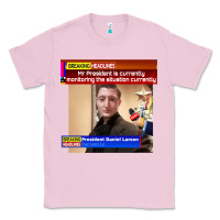 Bubblegum Pink daniel larson monitoring the situation   vintage Classic Tee - lanVoArt