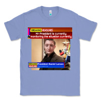 Colony Blue daniel larson monitoring the situation   vintage Classic Tee - lanVoArt