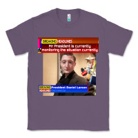 Lavender daniel larson monitoring the situation   vintage Classic Tee - lanVoArt