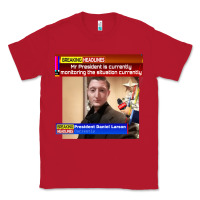 Red daniel larson monitoring the situation   vintage Classic Tee - lanVoArt
