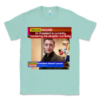 Seafoam daniel larson monitoring the situation   vintage Classic Tee - lanVoArt