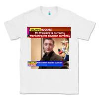 White daniel larson monitoring the situation   vintage Classic Tee - lanVoArt