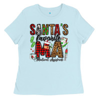 Santa's Favorite Ma Medical Assistant Ladies Tee | Teevron