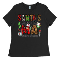 Black santa's favorite ma medical assistant Ladies Tee - Jasminsmagicworld