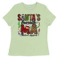 Matcha santa's favorite ma medical assistant Ladies Tee - Jasminsmagicworld