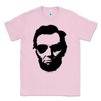 Bubblegum Pink cool abe lincoln with aviator sunglasses black Classic Tee - lanVoArt