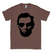 Chestnut cool abe lincoln with aviator sunglasses black Classic Tee - lanVoArt