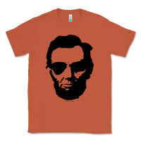 Copper cool abe lincoln with aviator sunglasses black Classic Tee - lanVoArt