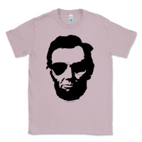 Lilac cool abe lincoln with aviator sunglasses black Classic Tee - lanVoArt