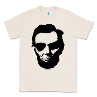 Natural cool abe lincoln with aviator sunglasses black Classic Tee - lanVoArt