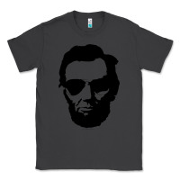 Smoke cool abe lincoln with aviator sunglasses black Classic Tee - lanVoArt
