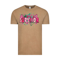 Vintage Coffee I am a survivor Cancere Awareness Vintage Tee - HowdyJamesFarm