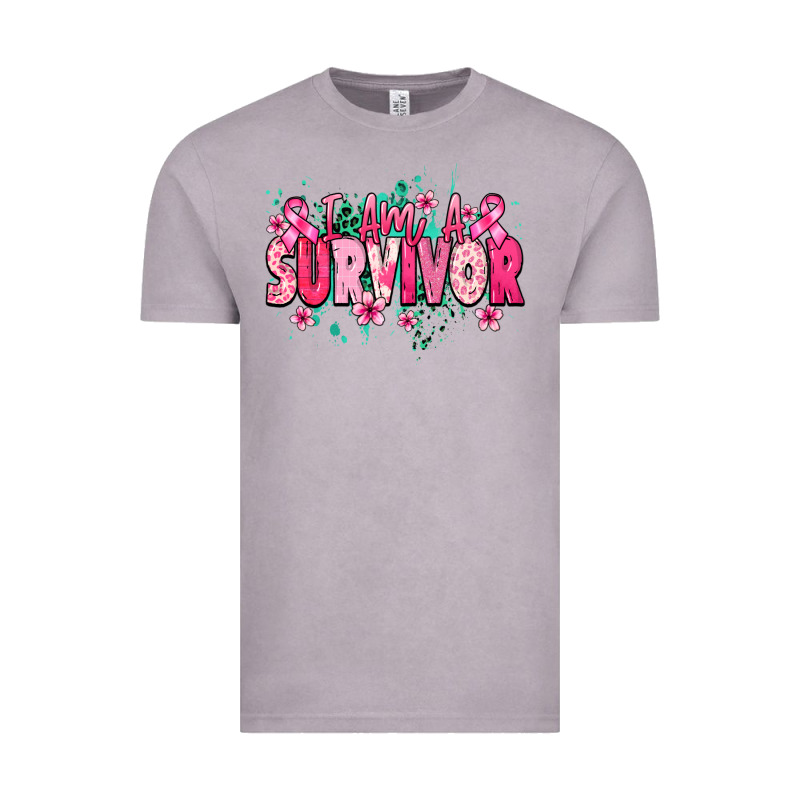 I Am A Survivor Cancere Awareness Vintage Tee by HowdyJamesFarm | Teevron