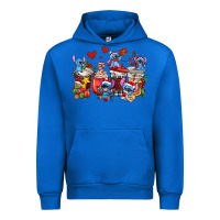 Cobalt christmas stitch coffee cups Urban Hoodie - AdoDesignShop