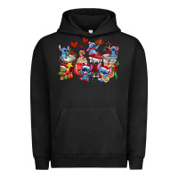 Pigment Black christmas stitch coffee cups Urban Hoodie - AdoDesignShop