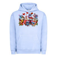 Pigment Grape Ice christmas stitch coffee cups Urban Hoodie - AdoDesignShop
