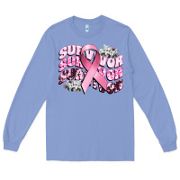 Colony Blue survivor breast cancer Long Sleeve Tee - CowGirlArtShop