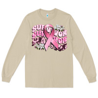 Mushroom survivor breast cancer Long Sleeve Tee - CowGirlArtShop