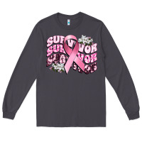 Smoke survivor breast cancer Long Sleeve Tee - CowGirlArtShop