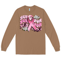 Toasted Coconut survivor breast cancer Long Sleeve Tee - CowGirlArtShop
