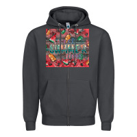 Smoke summer vibes Zipper Hoodie - CowhideDigitalArt