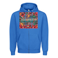 True Royal summer vibes Zipper Hoodie - CowhideDigitalArt