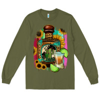 Army Green tequila and lime Long Sleeve Tee - Jasminsmagicworld