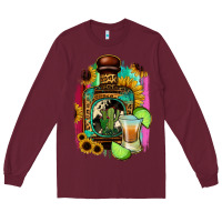 Burgundy tequila and lime Long Sleeve Tee - Jasminsmagicworld