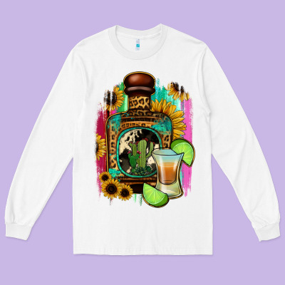 Tequila And Lime Long Sleeve Tee Designed By Jasminsmagicworld