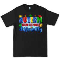 Black autism seeing the world differently Premium Tee - Artiststas