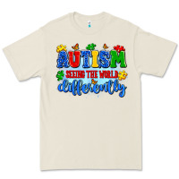 Bone autism seeing the world differently Premium Tee - Artiststas