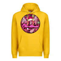 Lemon pink merry christmas Premium Hoodie - FaDigitalArtStudio
