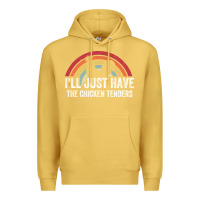 Antique Gold I'll Just Have The Chicken Tenders Premium Hoodie - lanVoArt
