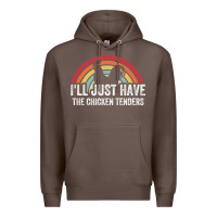 Coffee I'll Just Have The Chicken Tenders Premium Hoodie - lanVoArt
