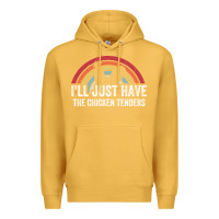 Mustard I'll Just Have The Chicken Tenders Premium Hoodie - lanVoArt
