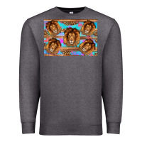 Charcoal Heather lion Premium Sweatshirt - Artiststas