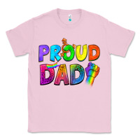 Bubblegum Pink Proud Dad Classic Tee - NancyCooperArtShop