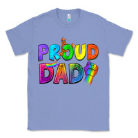 Colony Blue Proud Dad Classic Tee - NancyCooperArtShop