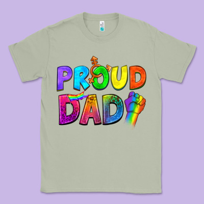 Proud Dad Classic Tee Designed By Nancycooperartshop