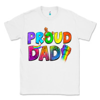 White Proud Dad Classic Tee - NancyCooperArtShop