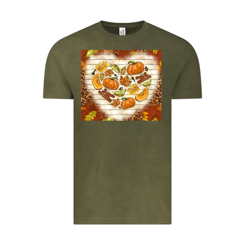 Fall Heart With Leopard Vintage Tee by TumblerDesignByShophia | Teevron